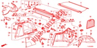 SEITENWANDVERKLEIDUNG(2D)  für Honda ACCORD TOURER 2.0 EXECUTIVE 5 Türen 5 gang automatikgetriebe 2013