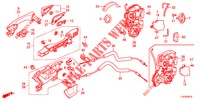 TUERSCHLOESSER, HINTEN/AEUSSERER GRIFF  für Honda ACCORD TOURER 2.0 EXECUTIVE 5 Türen 5 gang automatikgetriebe 2013