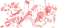 TUERSCHLOESSER, VORNE/AEUSSERER GRIFF  für Honda ACCORD TOURER 2.0 EXECUTIVE 5 Türen 5 gang automatikgetriebe 2013