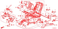 VORNE SITZKOMPONENTEN (G.) (SIEGE ENTIEREMENT MOTORISE) (2) für Honda ACCORD TOURER 2.0 EXECUTIVE 5 Türen 5 gang automatikgetriebe 2013