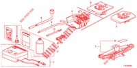 WERKZEUGE/WAGENHEBER  für Honda ACCORD TOURER 2.0 EXECUTIVE 5 Türen 5 gang automatikgetriebe 2013