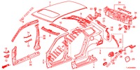 AUSSENBLECHE/TAFEL, HINTEN  für Honda ACCORD TOURER 2.0 S 5 Türen 6 gang-Schaltgetriebe 2013