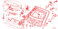HECKKLAPPENPLATTE(2D)  für Honda ACCORD TOURER 2.0 S 5 Türen 6 gang-Schaltgetriebe 2013