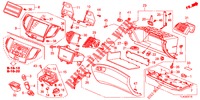 INSTRUMENT, ZIERSTUECK (COTE DE PASSAGER) (LH) für Honda ACCORD TOURER 2.0 S 5 Türen 6 gang-Schaltgetriebe 2013