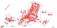 VORNE SITZKOMPONENTEN (D.) (SIEGE REGLAGE MANUEL) für Honda ACCORD TOURER 2.0 S 5 Türen 6 gang-Schaltgetriebe 2013