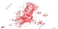 VORNE SITZKOMPONENTEN (G.) (SIEGE REGLAGE MANUEL) für Honda ACCORD TOURER 2.0 S 5 Türen 6 gang-Schaltgetriebe 2013