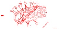 GUMMITUELLE (INFERIEUR) für Honda ACCORD TOURER 2.0 S 5 Türen 5 gang automatikgetriebe 2013