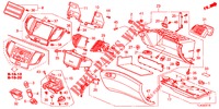 INSTRUMENT, ZIERSTUECK (COTE DE PASSAGER) (LH) für Honda ACCORD TOURER 2.0 S 5 Türen 5 gang automatikgetriebe 2013