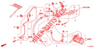 KLIMAANLAGE (FLEXIBLES/TUYAUX) (2.0L) (LH) für Honda ACCORD TOURER 2.0 S 5 Türen 5 gang automatikgetriebe 2013