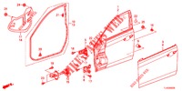 TUERTAFELN, VORNE(2D)  für Honda ACCORD TOURER 2.0 S 5 Türen 5 gang automatikgetriebe 2013