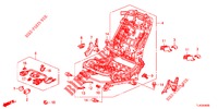 VORNE SITZKOMPONENTEN (D.) (SIEGE REGLAGE MANUEL) für Honda ACCORD TOURER 2.0 S 5 Türen 5 gang automatikgetriebe 2013