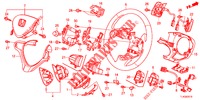 LENKRAD (SRS) für Honda ACCORD TOURER 2.4 EXECUTIVE 5 Türen 6 gang-Schaltgetriebe 2013