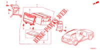 AUDIOEINHEIT (NAVIGATION) für Honda ACCORD TOURER 2.4 EXECUTIVE 5 Türen 5 gang automatikgetriebe 2013