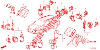 EINPARKSENSOR  für Honda ACCORD TOURER 2.4 EXECUTIVE 5 Türen 5 gang automatikgetriebe 2013