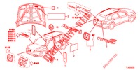 EMBLEME/WARNETIKETTEN  für Honda ACCORD TOURER 2.4 EXECUTIVE 5 Türen 5 gang automatikgetriebe 2013