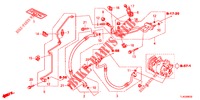 KLIMAANLAGE (FLEXIBLES/TUYAUX) (2.4L) (LH) für Honda ACCORD TOURER 2.4 EXECUTIVE 5 Türen 5 gang automatikgetriebe 2013