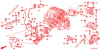 MOTORBEFESTIGUNGEN (2.4L) (AT) für Honda ACCORD TOURER 2.4 EXECUTIVE 5 Türen 5 gang automatikgetriebe 2013