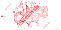 GUMMITUELLE (INFERIEUR) für Honda ACCORD TOURER 2.4 S 5 Türen 6 gang-Schaltgetriebe 2013