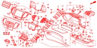 INSTRUMENT, ZIERSTUECK (COTE DE PASSAGER) (LH) für Honda ACCORD TOURER 2.4 S 5 Türen 6 gang-Schaltgetriebe 2013