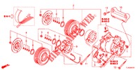 KLIMAANLAGE (COMPRESSEUR) (2.4L) für Honda ACCORD TOURER 2.4 S 5 Türen 6 gang-Schaltgetriebe 2013