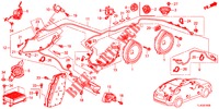 RADIOANTENNE/LAUTSPRECHER (LH) für Honda ACCORD TOURER 2.4 S 5 Türen 6 gang-Schaltgetriebe 2013