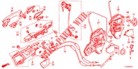 TUERSCHLOESSER, VORNE/AEUSSERER GRIFF  für Honda ACCORD TOURER 2.4 S 5 Türen 6 gang-Schaltgetriebe 2013