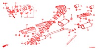 AUSPUFFROHR (2.4L) für Honda ACCORD TOURER 2.4 S 5 Türen 5 gang automatikgetriebe 2013