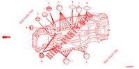 GUMMITUELLE (INFERIEUR) für Honda ACCORD TOURER 2.4 S 5 Türen 5 gang automatikgetriebe 2013