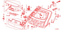HECKKLAPPENPLATTE(2D)  für Honda ACCORD TOURER 2.4 S 5 Türen 5 gang automatikgetriebe 2013