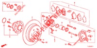 HINTERRADBREMSE (2) für Honda ACCORD TOURER 2.4 S 5 Türen 5 gang automatikgetriebe 2013