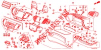 INSTRUMENT, ZIERSTUECK (COTE DE PASSAGER) (LH) für Honda ACCORD TOURER 2.4 S 5 Türen 5 gang automatikgetriebe 2013