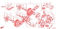 KLIMAANLAGE (COMPRESSEUR) (2.4L) für Honda ACCORD TOURER 2.4 S 5 Türen 5 gang automatikgetriebe 2013