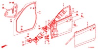 TUERTAFELN, VORNE(2D)  für Honda ACCORD TOURER 2.4 S 5 Türen 5 gang automatikgetriebe 2013