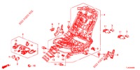 VORNE SITZKOMPONENTEN (D.) (SIEGE REGLAGE MANUEL) für Honda ACCORD TOURER 2.4 S 5 Türen 5 gang automatikgetriebe 2013