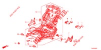 VORNE SITZKOMPONENTEN (G.) (SIEGE REGLAGE MANUEL) für Honda ACCORD TOURER 2.4 S 5 Türen 5 gang automatikgetriebe 2013