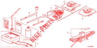 WERKZEUGE/WAGENHEBER  für Honda ACCORD TOURER 2.4 S 5 Türen 5 gang automatikgetriebe 2013
