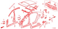 AUSSENBLECHE/TAFEL, HINTEN  für Honda ACCORD 2.0 COMFORT 4 Türen 6 gang-Schaltgetriebe 2012