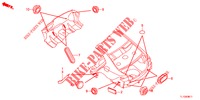 GUMMITUELLE (ARRIERE) für Honda ACCORD 2.0 COMFORT 4 Türen 6 gang-Schaltgetriebe 2012