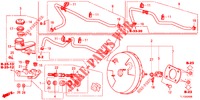 HAUPTBREMSZYLINDER/MASTER POWER (LH) für Honda ACCORD 2.0 COMFORT 4 Türen 6 gang-Schaltgetriebe 2012