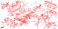 HINTERE ABLAGE/SEITENVERKLEIDUNG (4D)  für Honda ACCORD 2.0 COMFORT 4 Türen 6 gang-Schaltgetriebe 2012