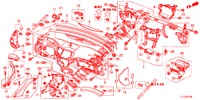 INSTRUMENTENBRETT, OBEN (LH) für Honda ACCORD 2.0 COMFORT 4 Türen 6 gang-Schaltgetriebe 2012