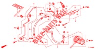 KLIMAANLAGE (FLEXIBLES/TUYAUX) (2.0L) (LH) für Honda ACCORD 2.0 COMFORT 4 Türen 6 gang-Schaltgetriebe 2012