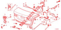 KOFFERRAUMDECKEL(4D)  für Honda ACCORD 2.0 COMFORT 4 Türen 6 gang-Schaltgetriebe 2012