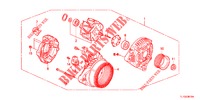 LICHTMASCHINE (DENSO) (2.0L) für Honda ACCORD 2.0 COMFORT 4 Türen 6 gang-Schaltgetriebe 2012