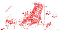 VORNE SITZKOMPONENTEN (D.) (SIEGE REGLAGE MANUEL) für Honda ACCORD 2.0 COMFORT 4 Türen 6 gang-Schaltgetriebe 2012