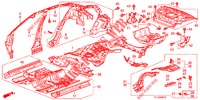 BODEN/INNENBLECHE  für Honda ACCORD 2.0 ELEGANCE 4 Türen 6 gang-Schaltgetriebe 2012