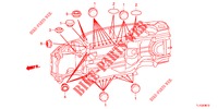 GUMMITUELLE (INFERIEUR) für Honda ACCORD 2.0 ELEGANCE 4 Türen 6 gang-Schaltgetriebe 2012