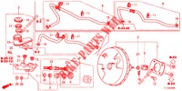 HAUPTBREMSZYLINDER/MASTER POWER (LH) für Honda ACCORD 2.0 ELEGANCE 4 Türen 6 gang-Schaltgetriebe 2012
