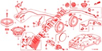 RADIOANTENNE/LAUTSPRECHER (LH) für Honda ACCORD 2.0 ELEGANCE 4 Türen 6 gang-Schaltgetriebe 2012
