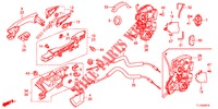 TUERSCHLOESSER, HINTEN/AEUSSERER GRIFF  für Honda ACCORD 2.0 ELEGANCE 4 Türen 6 gang-Schaltgetriebe 2012